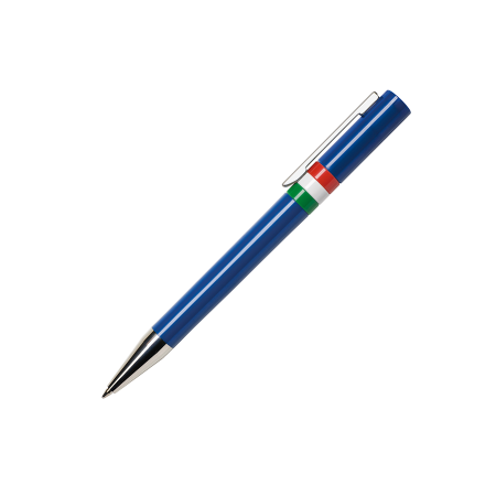 Penna a sfera con finitura lucida ETHIC ET900 C FLAG di colore solido con clip in metallo e punta cromata - Castellucchio
