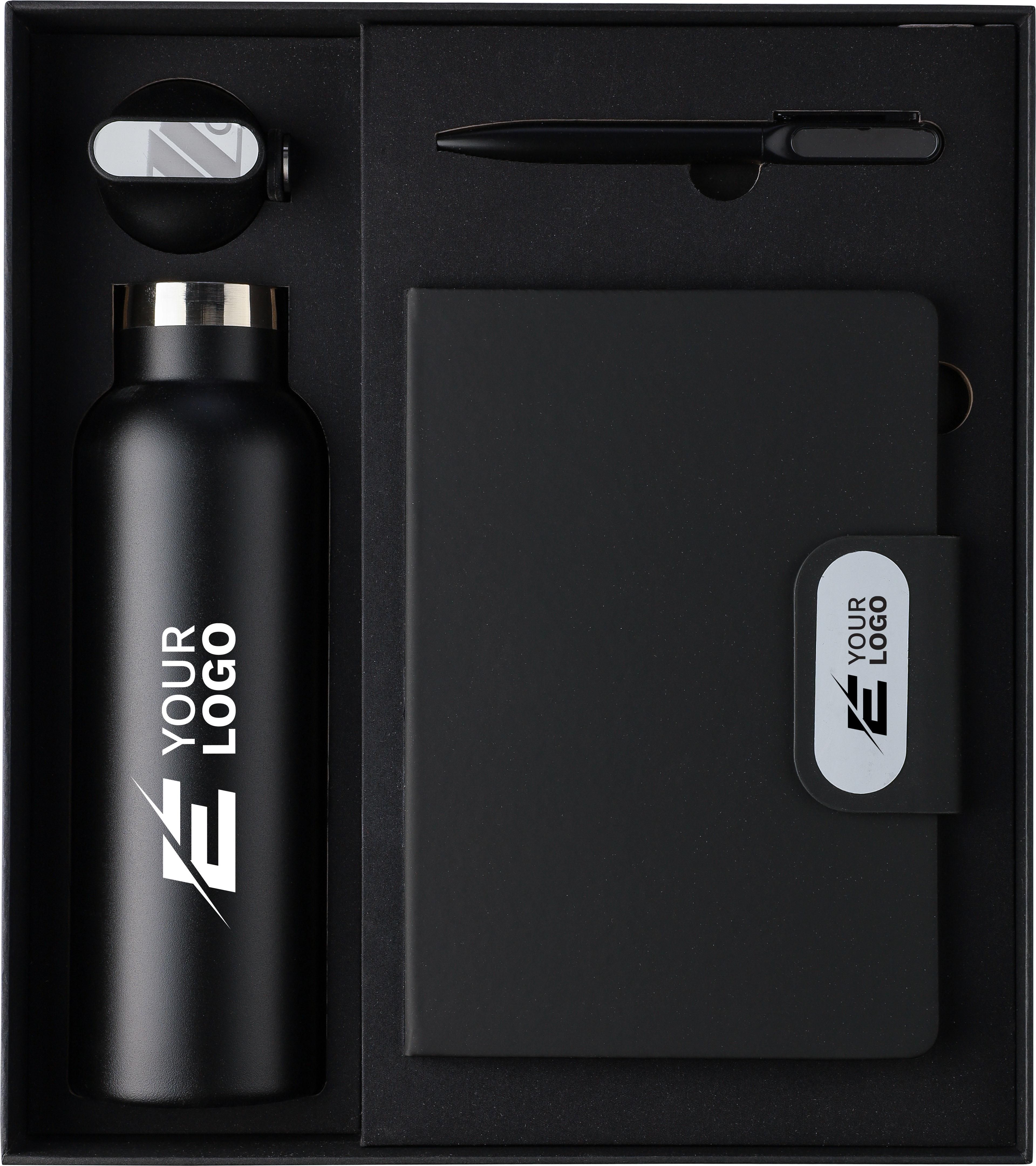 Set regalo ufficio di lusso EcoPremium - Casto stampato con logo