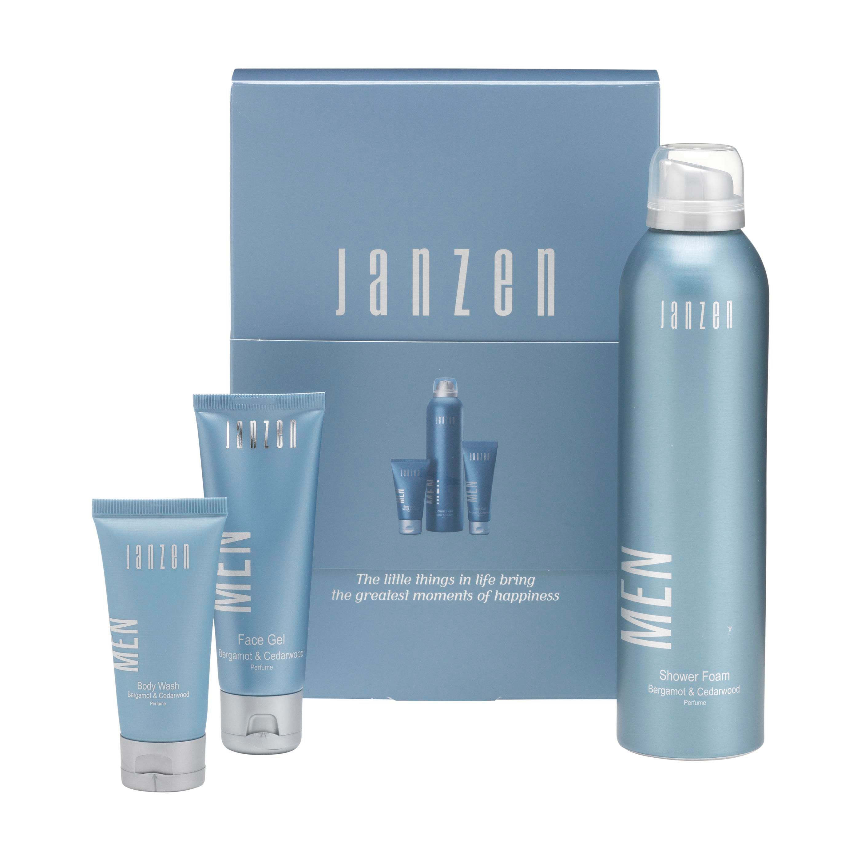 Set regalo JANZEN For Men S con 3 prodotti di cura per uomo