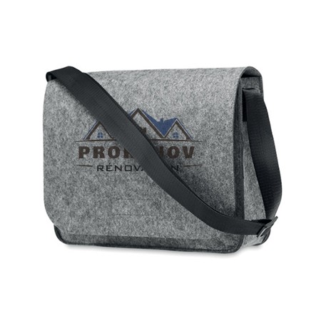 Borsa a tracolla in feltro RPET - Corpo di Cava