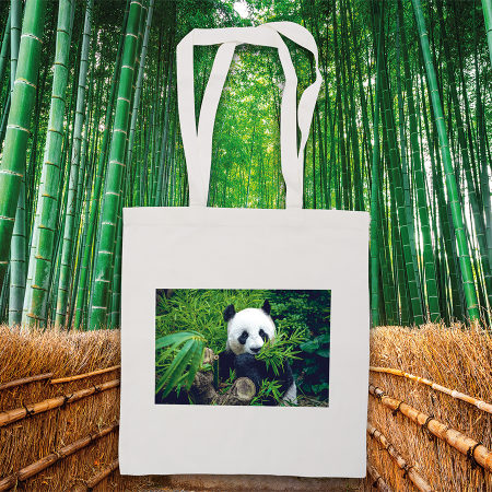 Borsa ECO in bambù con manici lunghi - Leno