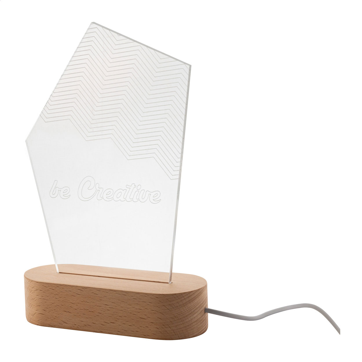 Trofeo Luminoso in Legno - Lucignano