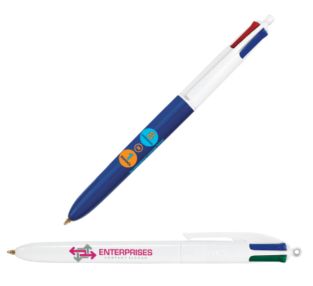 Penna a quattro colori con chiusura a strappo - Germignaga