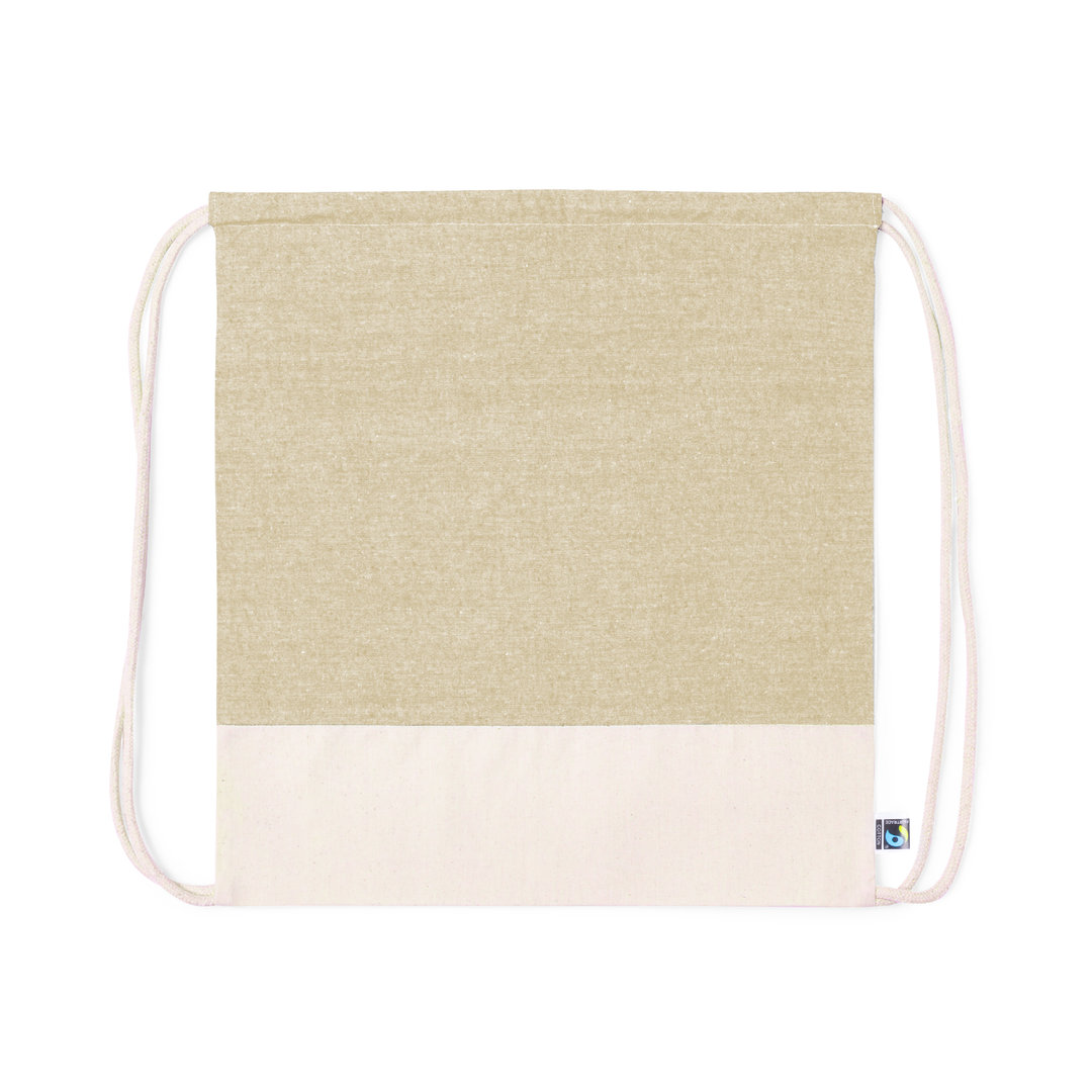 Borsa con Coulisse in Cotone Fairtrade