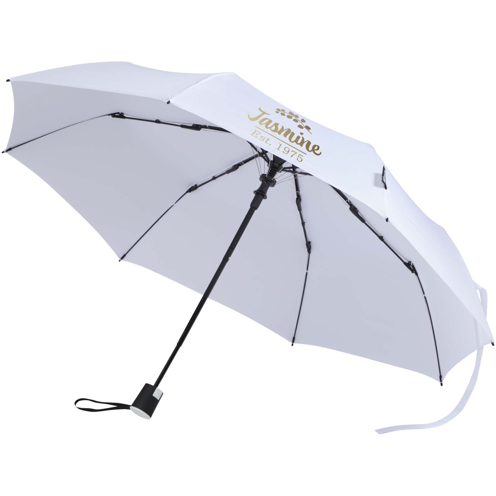 Ombrello pieghevole Agnes 21" con apertura automatica in RPET