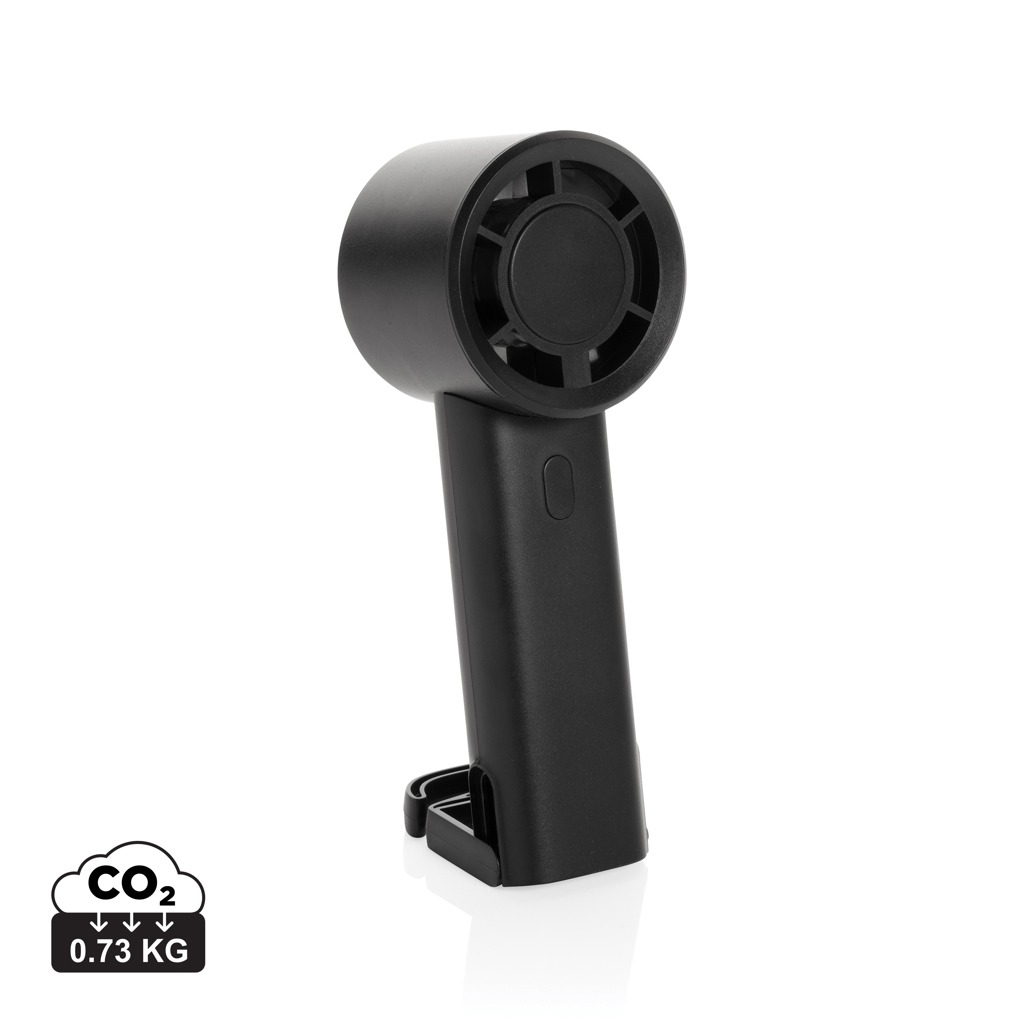 Ventilatore portatile ricaricabile Twist RCS in plastica riciclata