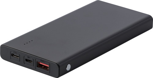 Powerbank in in alluminio, capacità di 10.000 mAh Nasir