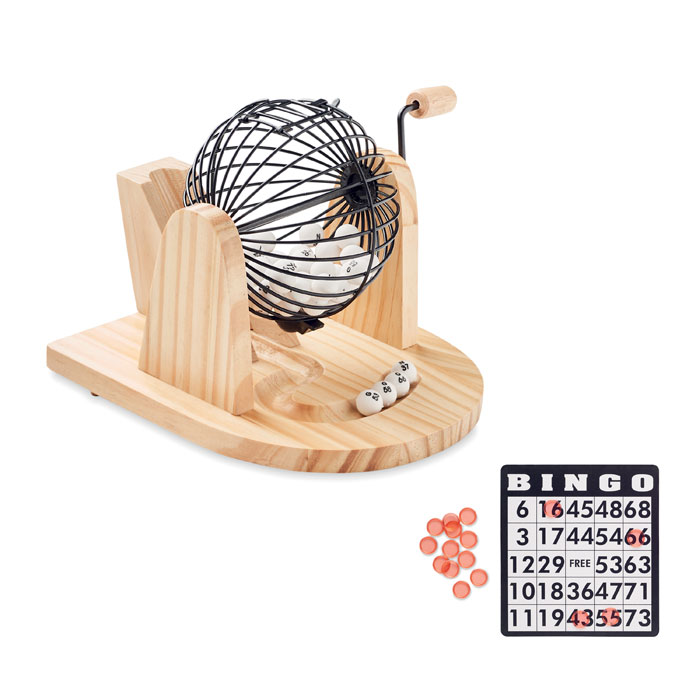 Set di Gioco del Bingo in Legno - Bulgarograsso