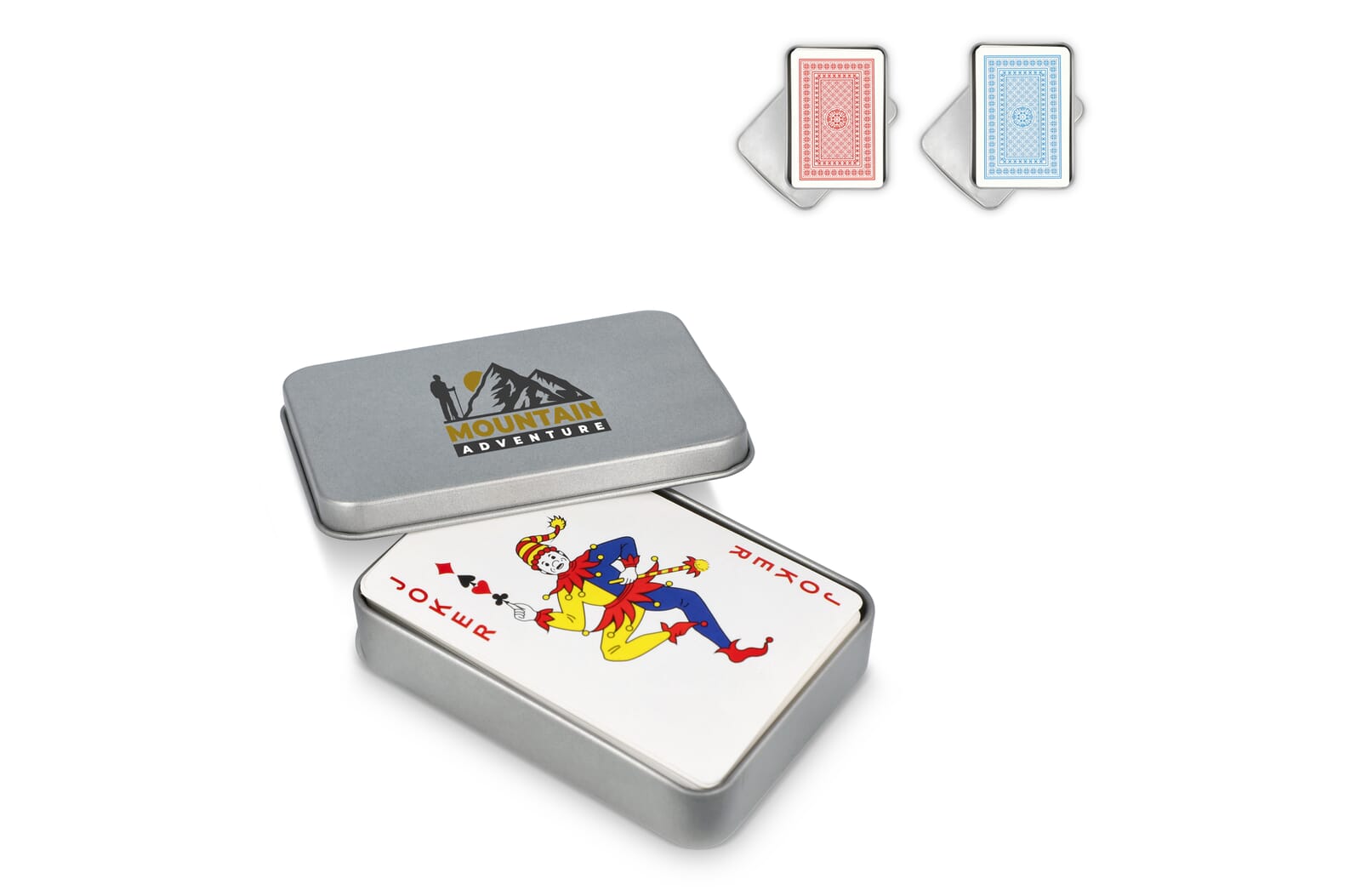 Carte da Gioco in Scatola di Latta - Rosasco