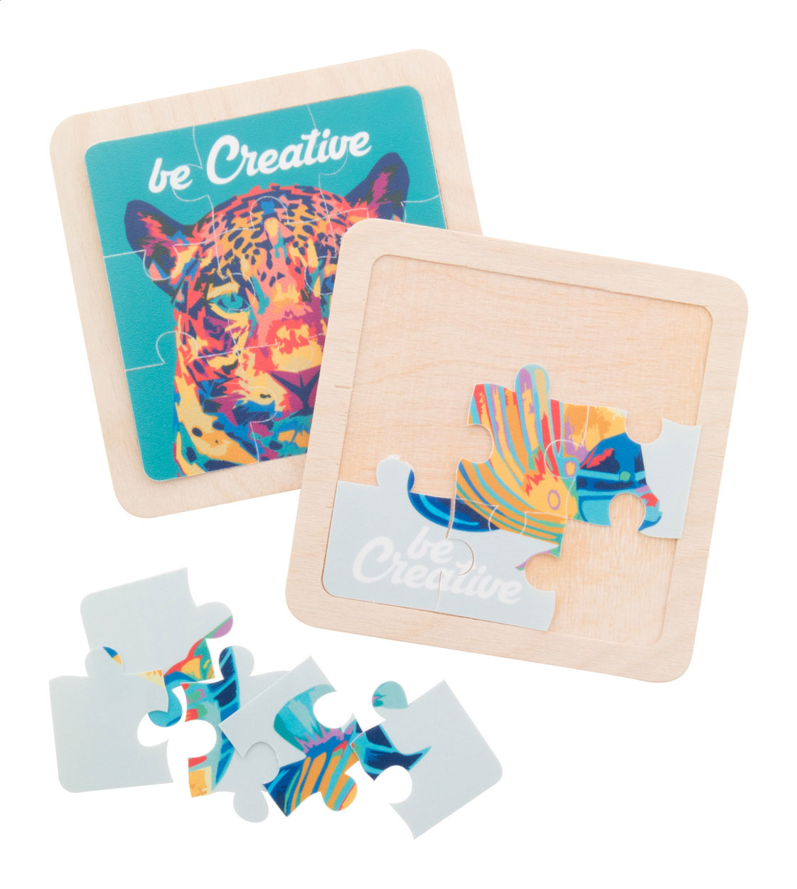 Puzzle con Scatola in Legno Personalizzato - Gemonio