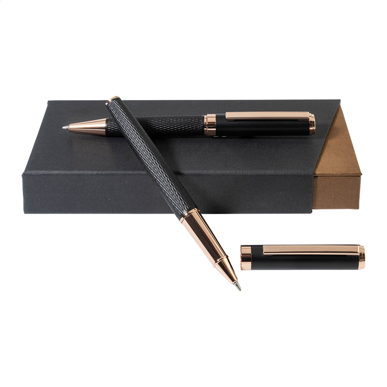 Set penna a sfera e roller Orrose André Philippe in metallo con logo