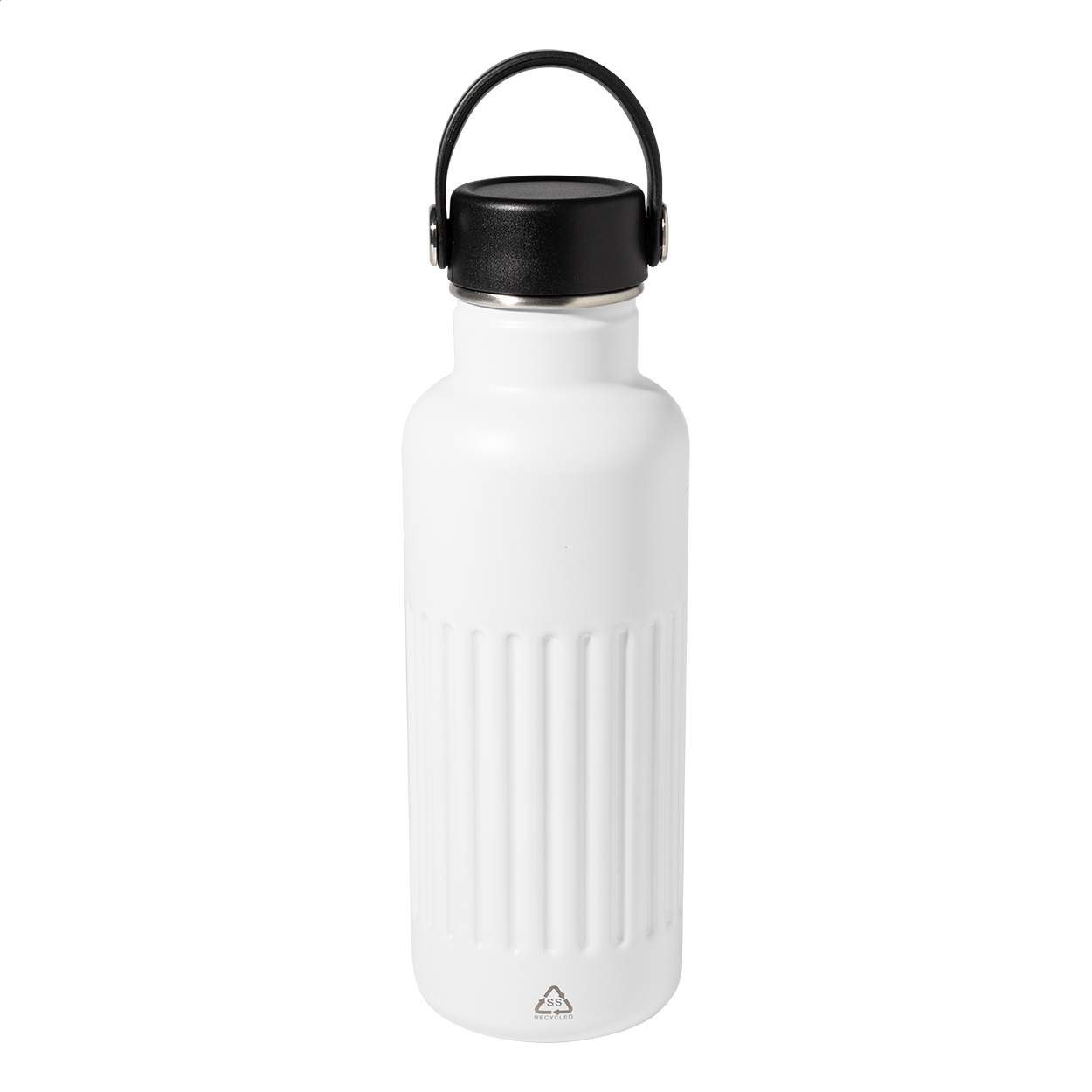 Borraccia termica Streaky Go in acciaio inox riciclato, 500 ml, con il tuo logo