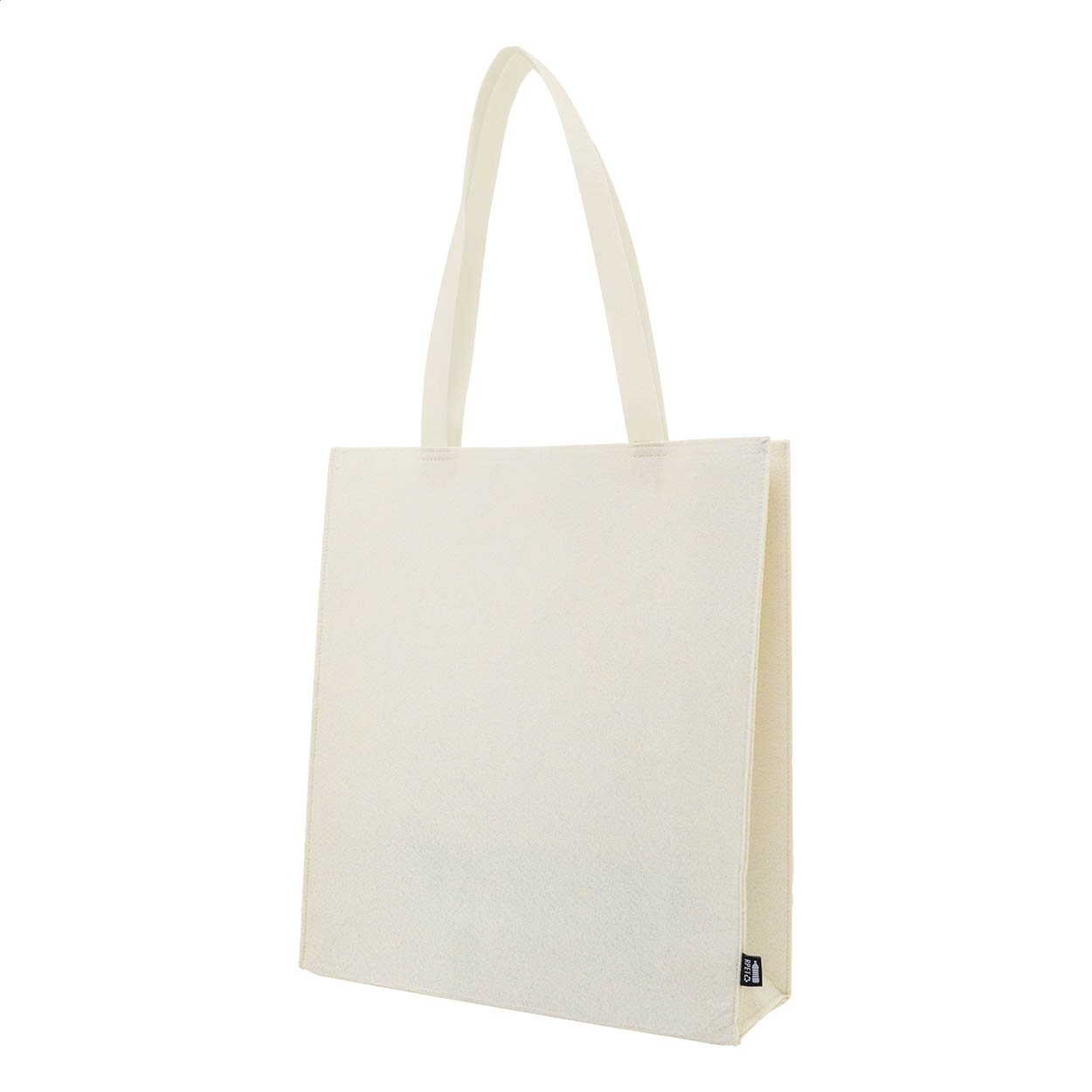 Shopper Refelt Shop Plus personalizzata in feltro RPET con soffietto