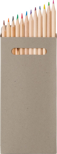 Scatola Riciclabile di 12 Matite Colorate - Ambivere