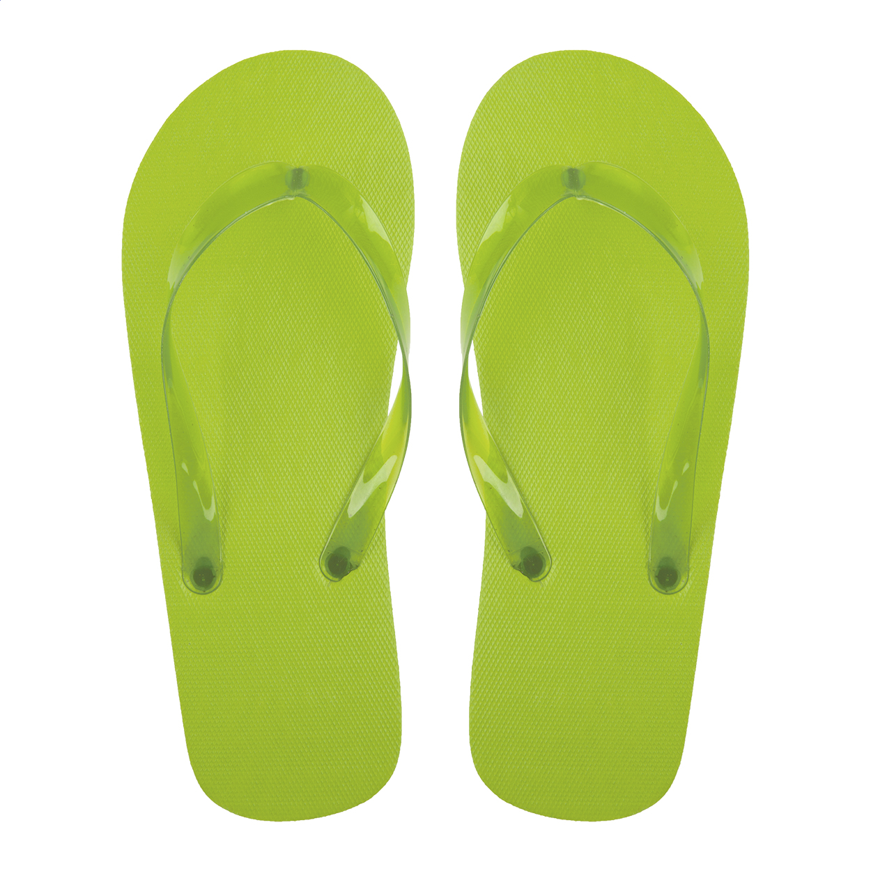 Infradito da spiaggia Boracay personalizzate in PE con listini in PVC stampato con logo