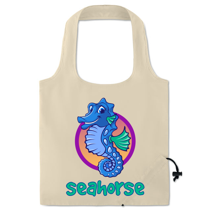 Borsa Pieghevole Cotone - Palazzago stampato con logo