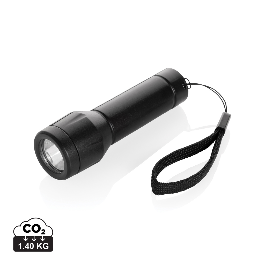 Torcia ricaricabile USB Flara RSC in plastica riciclata