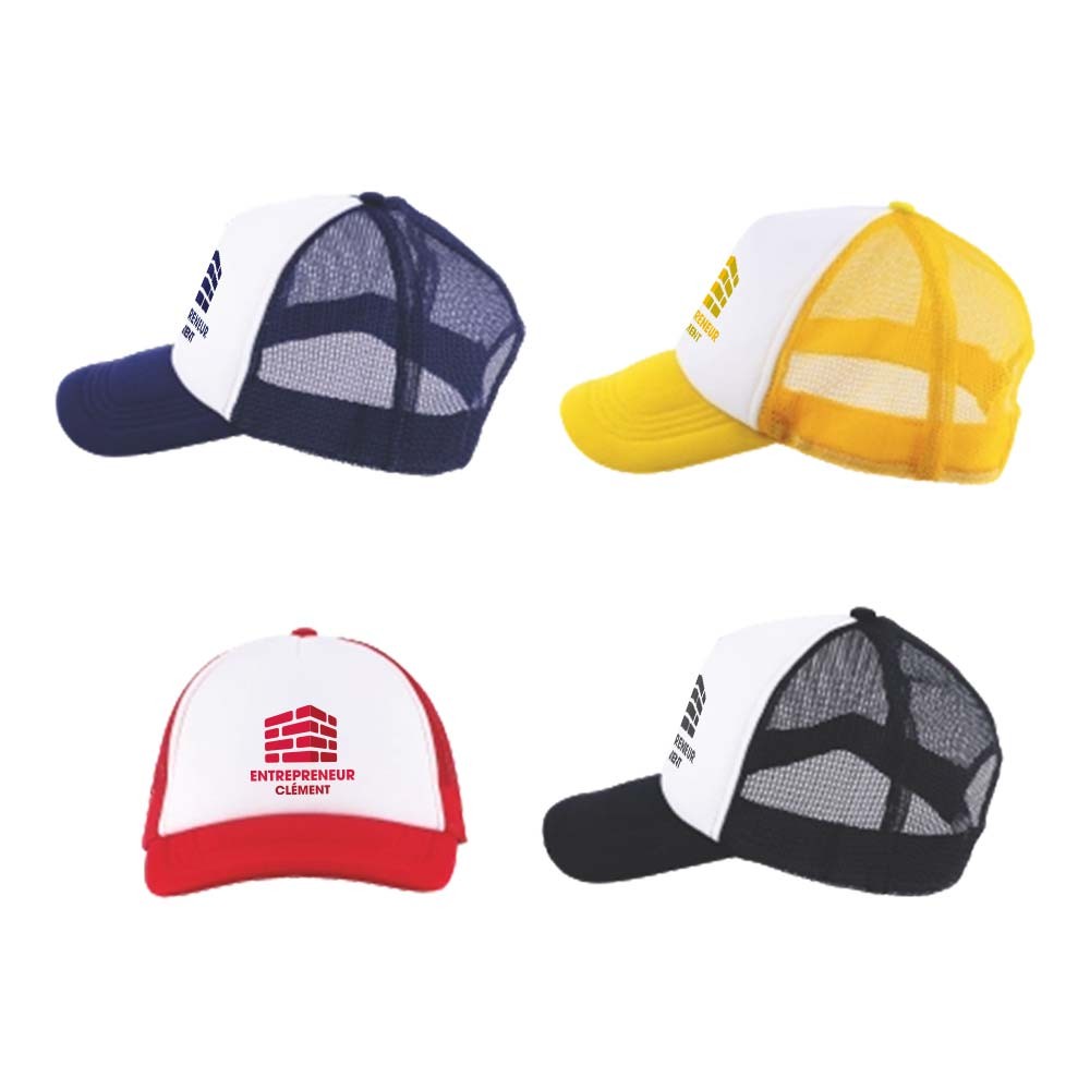Cappello da camionista a 5 pannelli con cinturino in plastica - Orsenigo