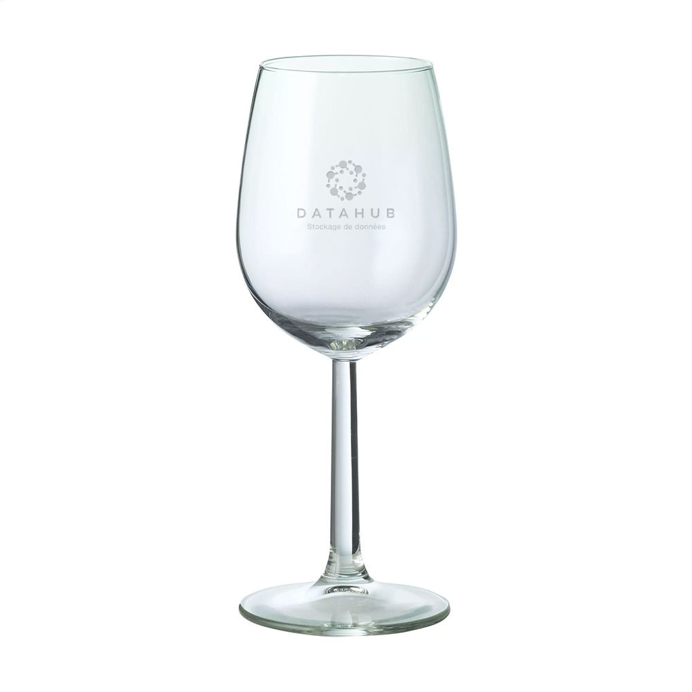 Bicchiere da vino con gambo 290ml - Mozzanica stampato con logo