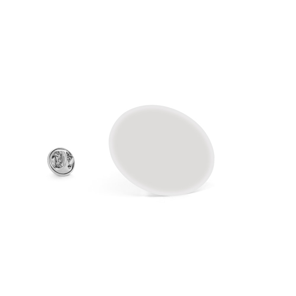Badge flessibile resinato rotondo Doming 1 personalizzato, 15 mm