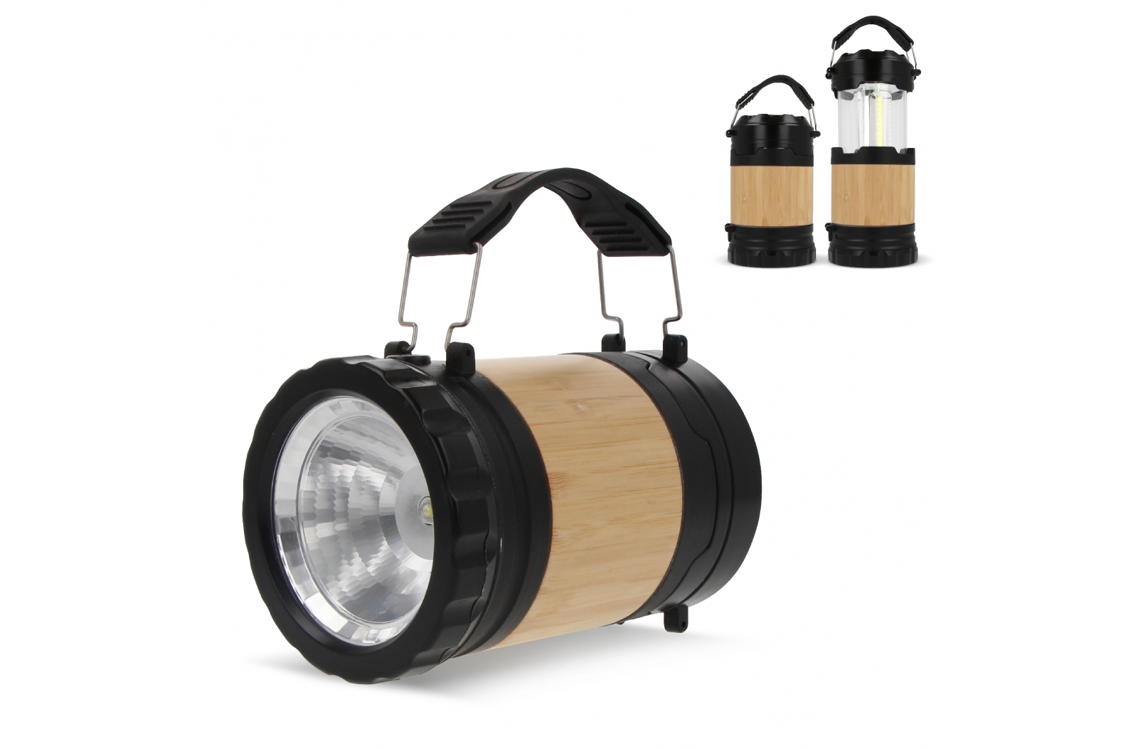 Lanterna e torcia in ABS e bambù - Inverno e Monteleone