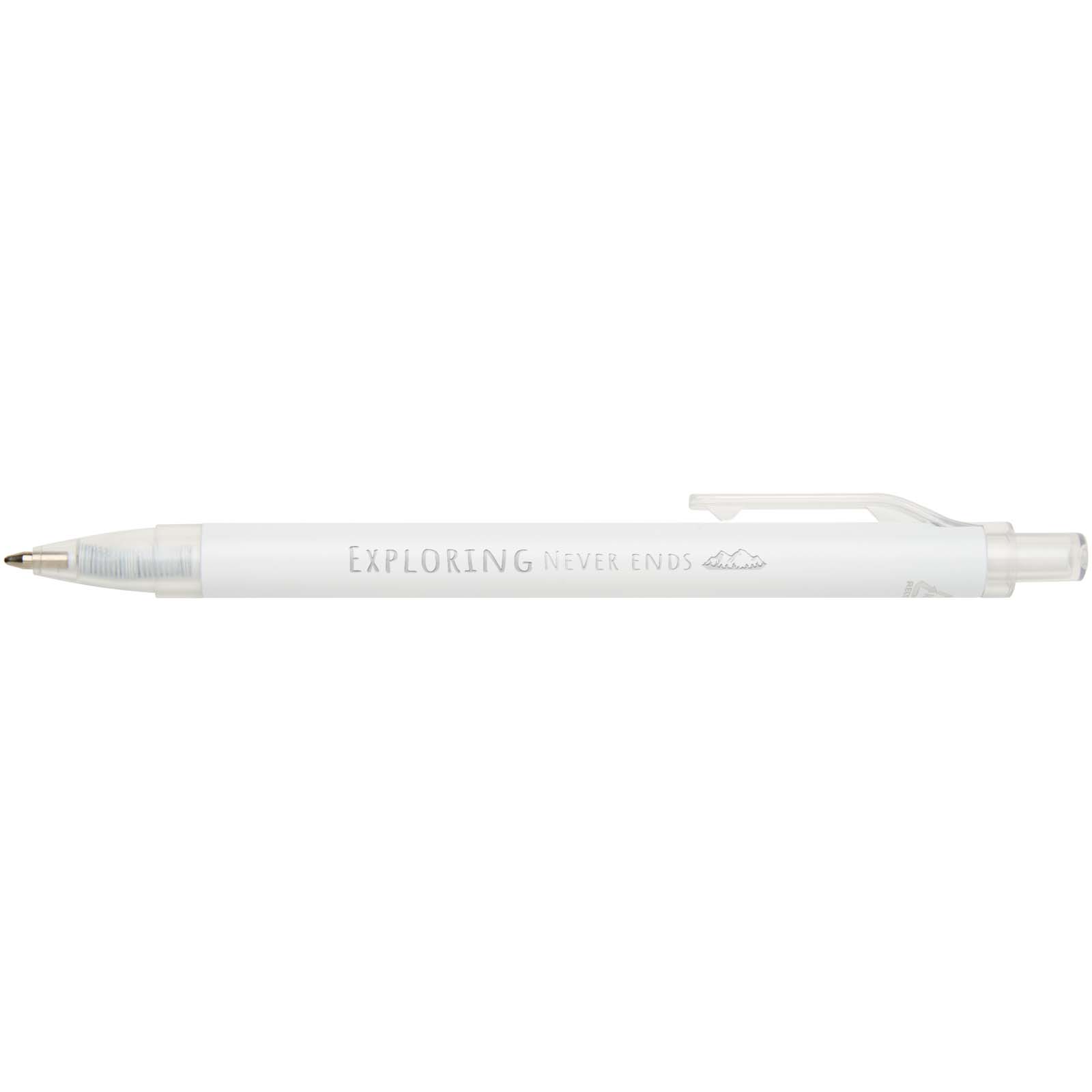 Set personalizzato taccuino A5 riciclato e penna a sfera Spectrum, inchiostro blu