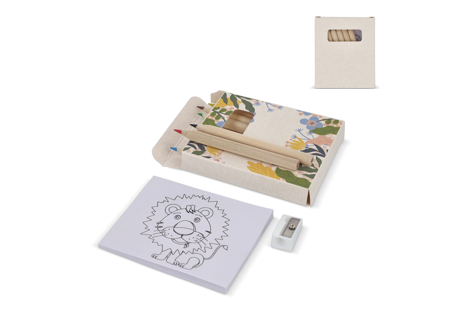 Set Creatività Eco in Scatola di Cartone Riciclato - Leno