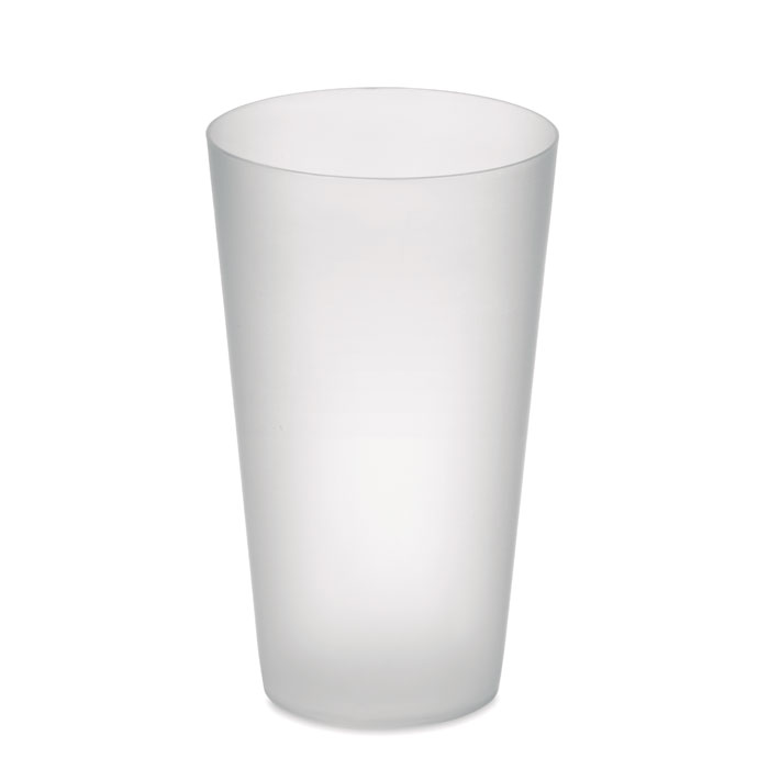 Bicchiere di plastica riutilizzabile personalizzato 500 ml - Spokane
