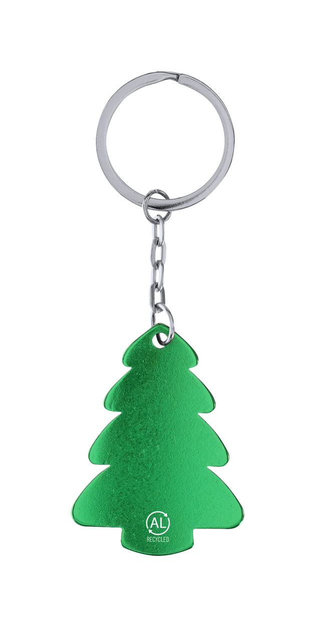 Portachiavi Albero di Natale Eco - Seniga stampato con logo