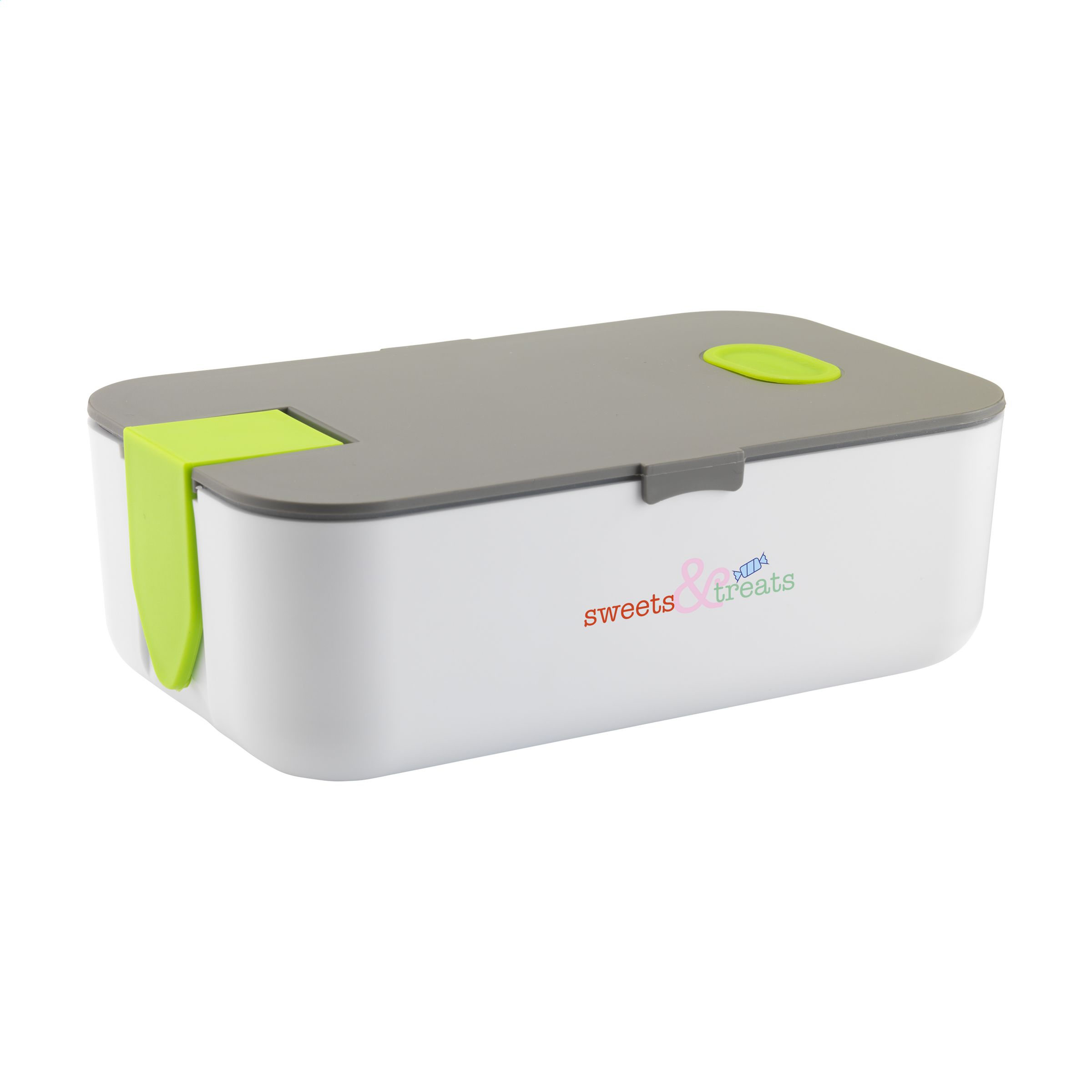Lunchbox di lusso in plastica con guarnizione in silicone e divisorio removibile - Pompiano