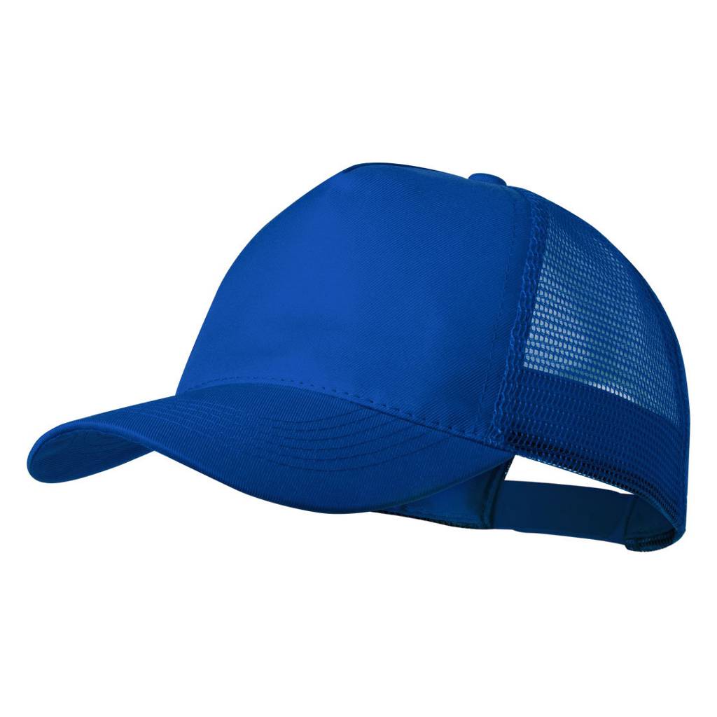 Cappello in mesh di poliestere a 5 pannelli con chiusura regolabile in plastica - Vanzaghello