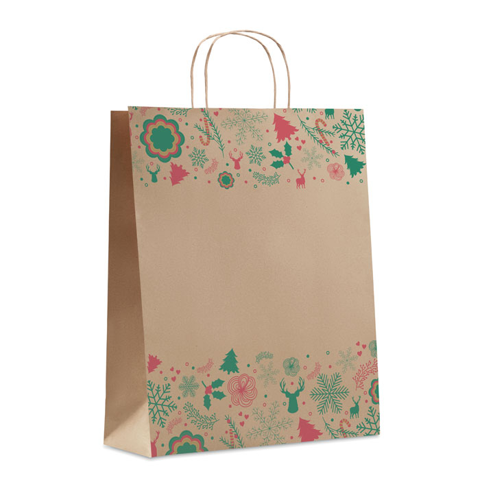 Grande sacchetto regalo di carta riciclata per Natale - Chianciano Terme