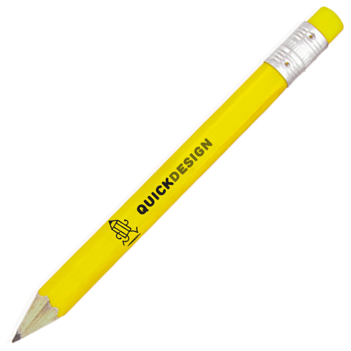 Mini-matita colorata con gomma - Leon