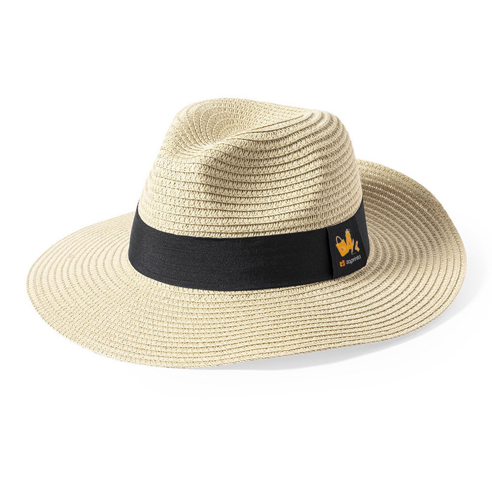 Cappello sintetico a tesa larga regolabile - Gorno