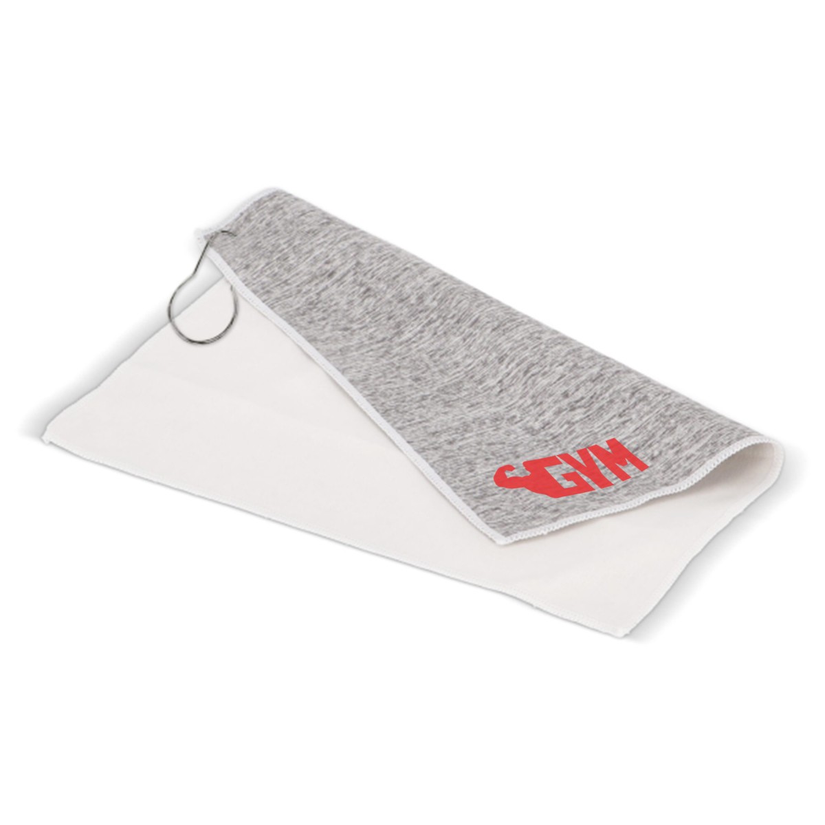 Telo da golf asciugatura rapida con gancio in R-PET 30x30cm - Vergiate