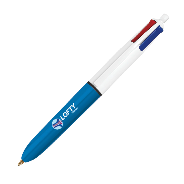 Stylo bic 4 couleurs personnalisé