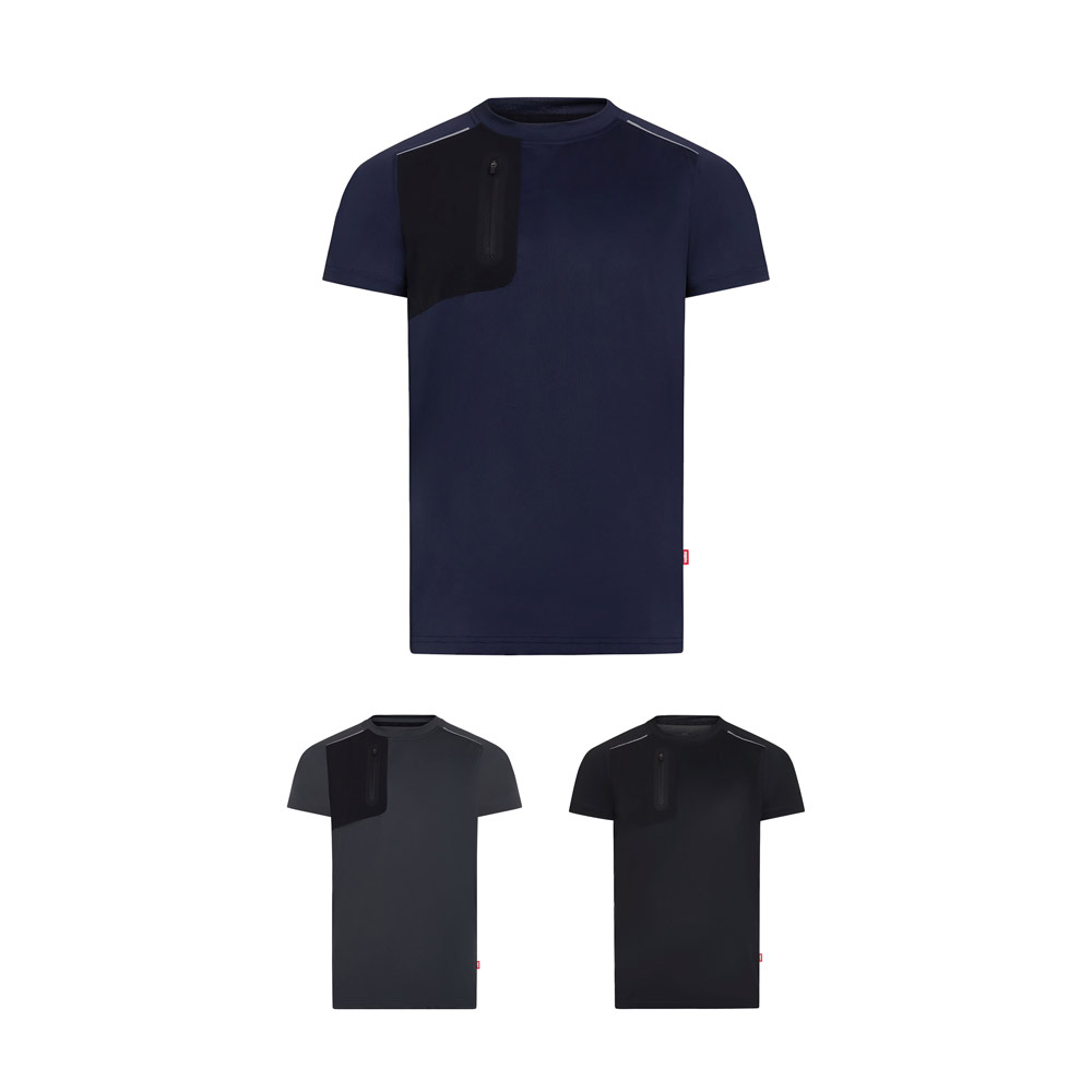 VL RHEA. T-shirt tecnico a rete (110 g/m²), realizzato in 100% poliestere riciclato