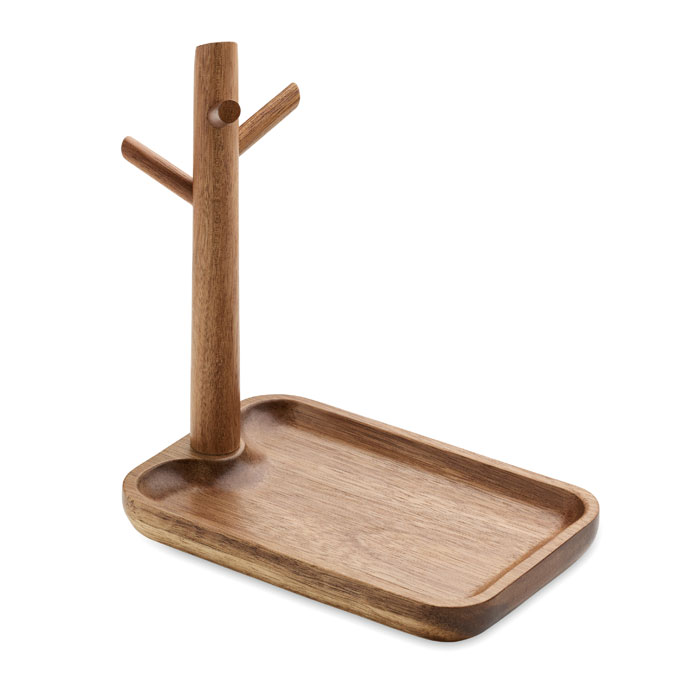 Portachiavi in legno di acacia