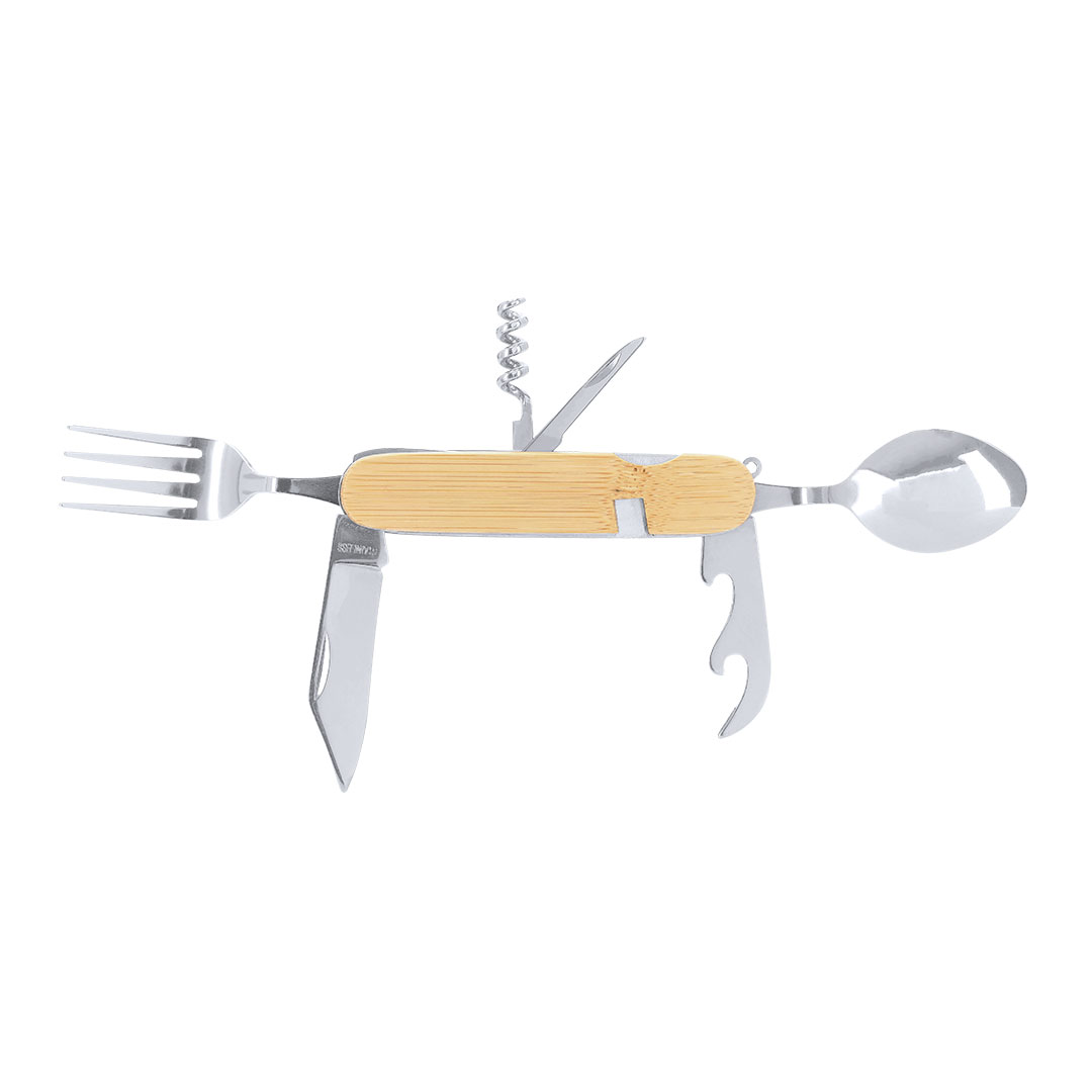 Set di Posate Multifunzionali EcoBamboo - Cadrezzate