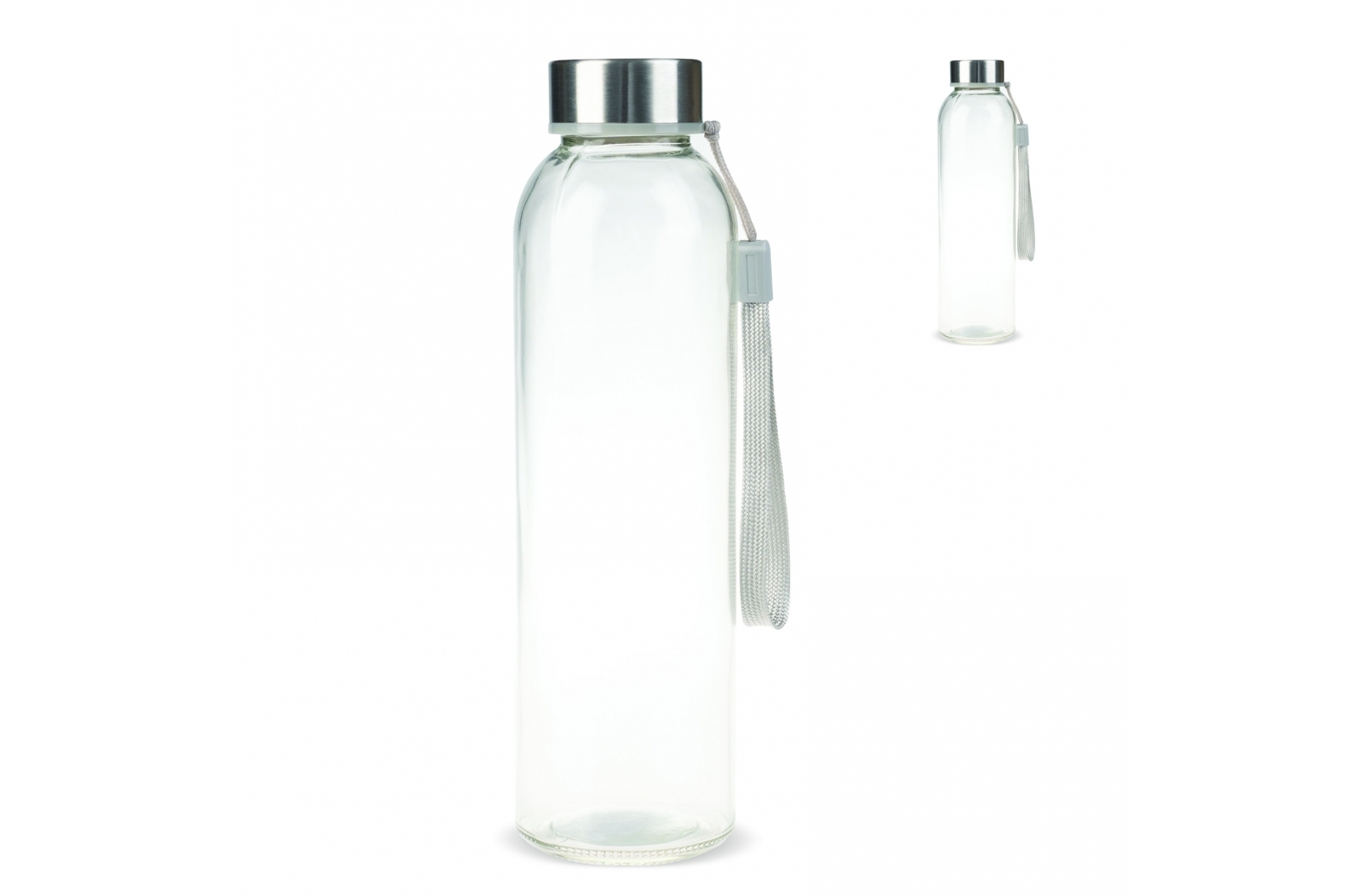 Bottiglia d'acqua in vetro con cinturino - Montepulciano