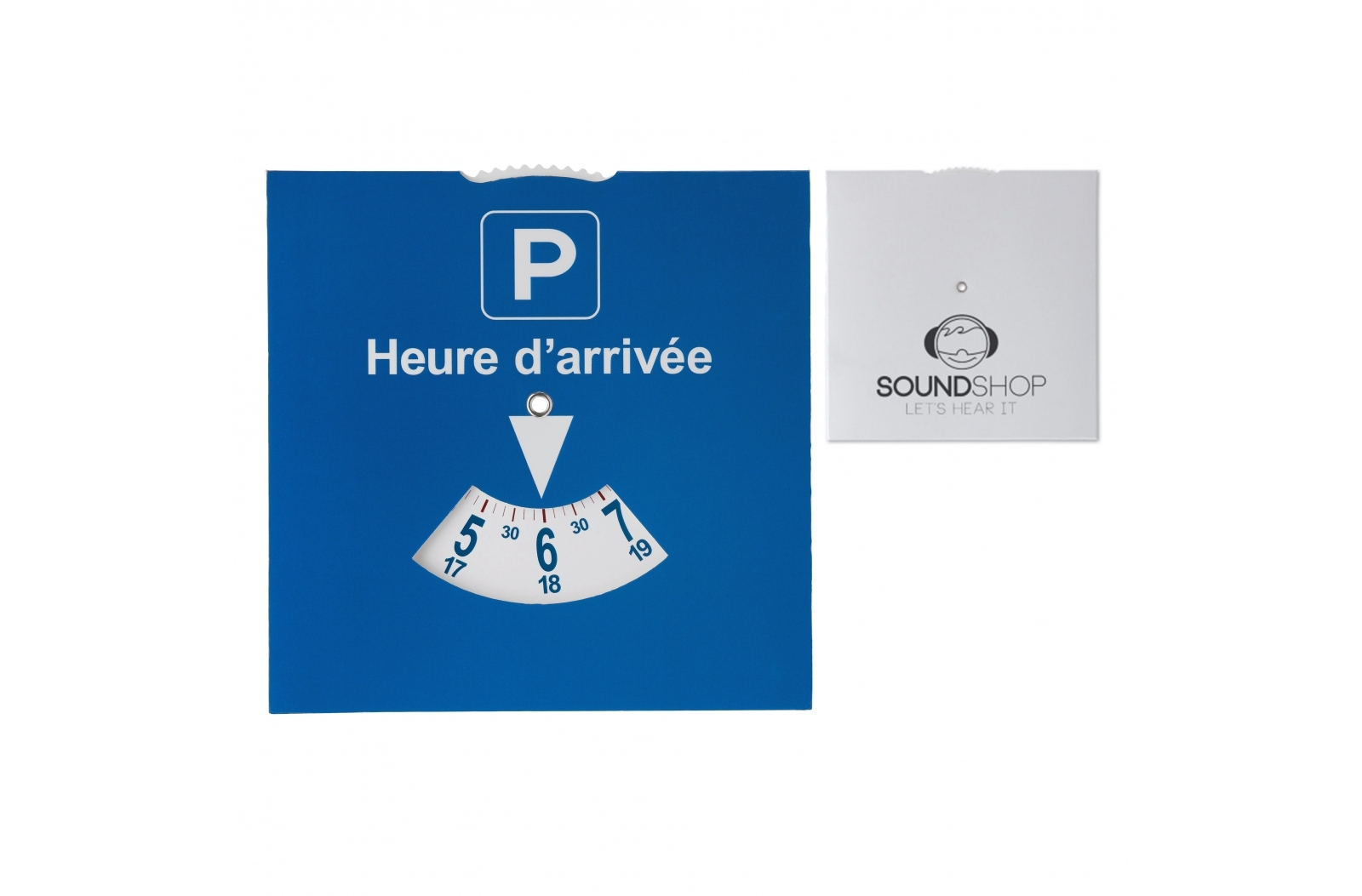 Disco orario per parcheggio conforme alle normative francesi - Minucciano