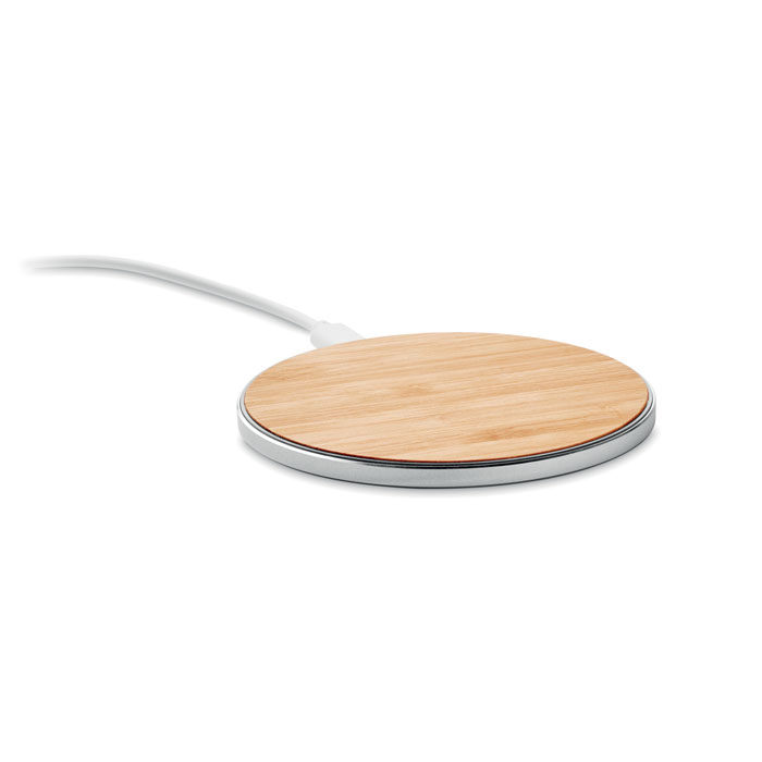 Caricabatterie Wireless Blu in Bamboo - Accadia