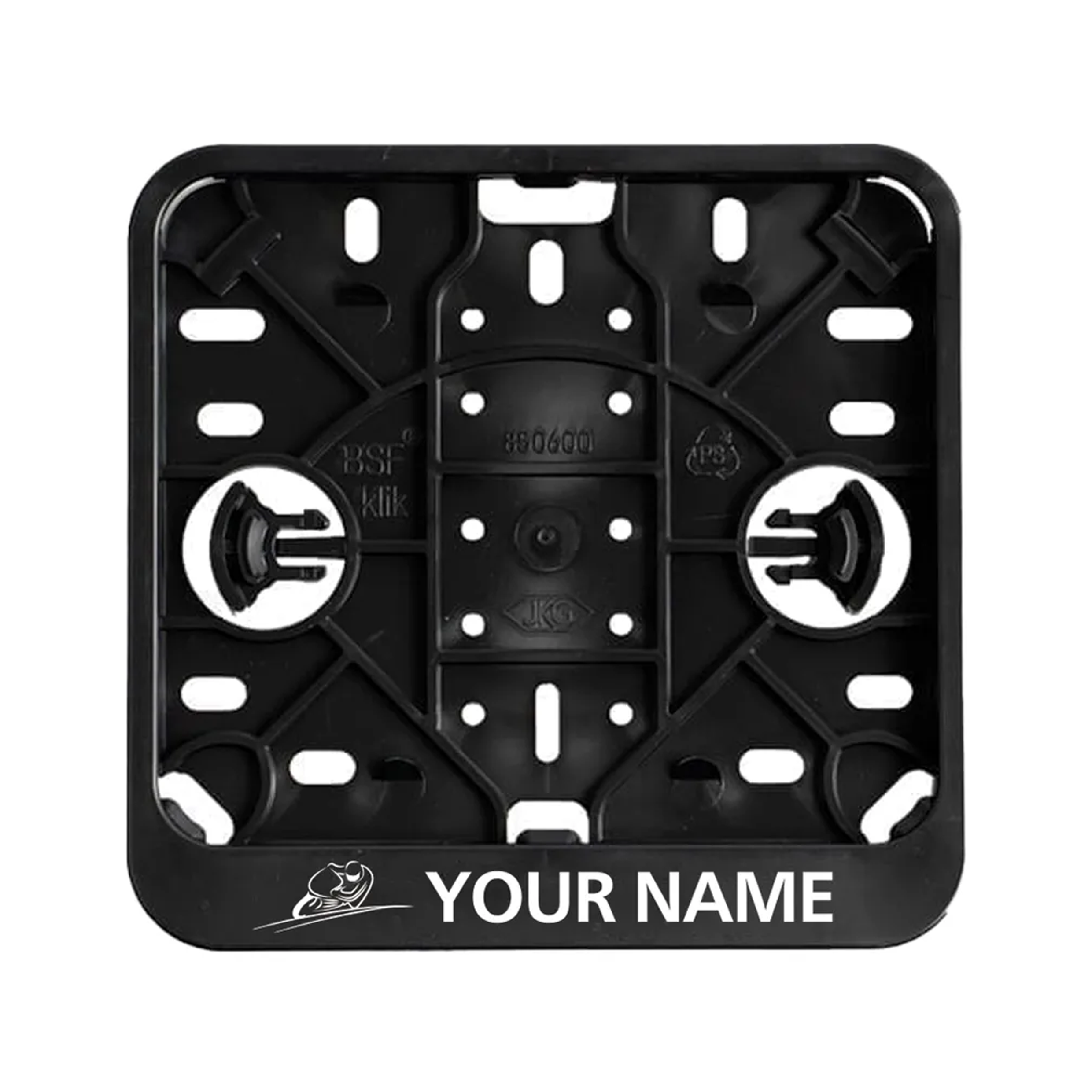 Portatarga quadrato per motorini - Vecchiano