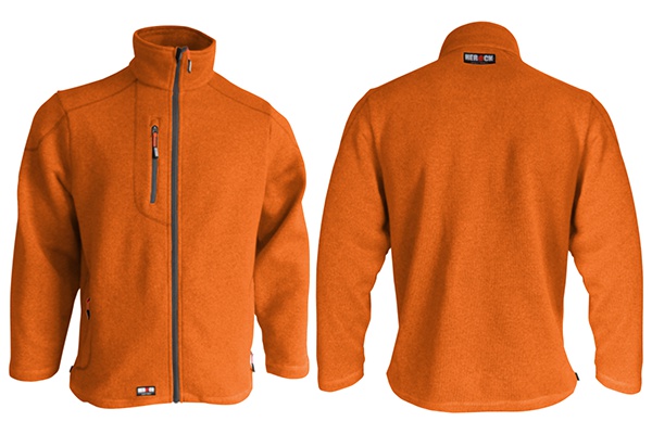 Giacca in pile con lunga cerniera e tasche - Mapello