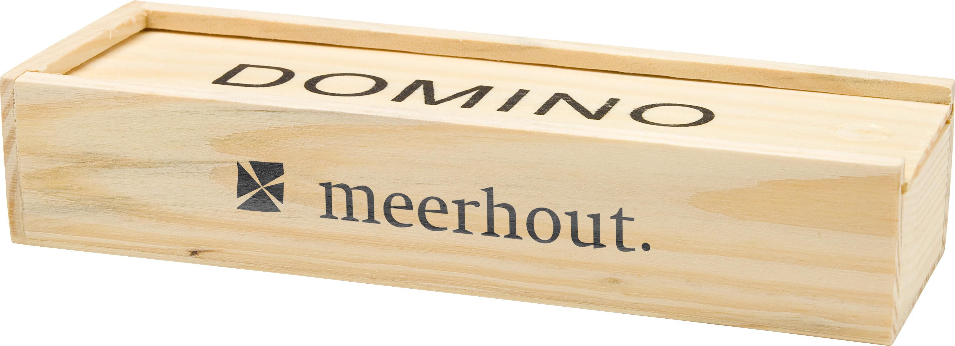 Gioco di Domino in Legno Riciclato - Pegognaga stampato con logo
