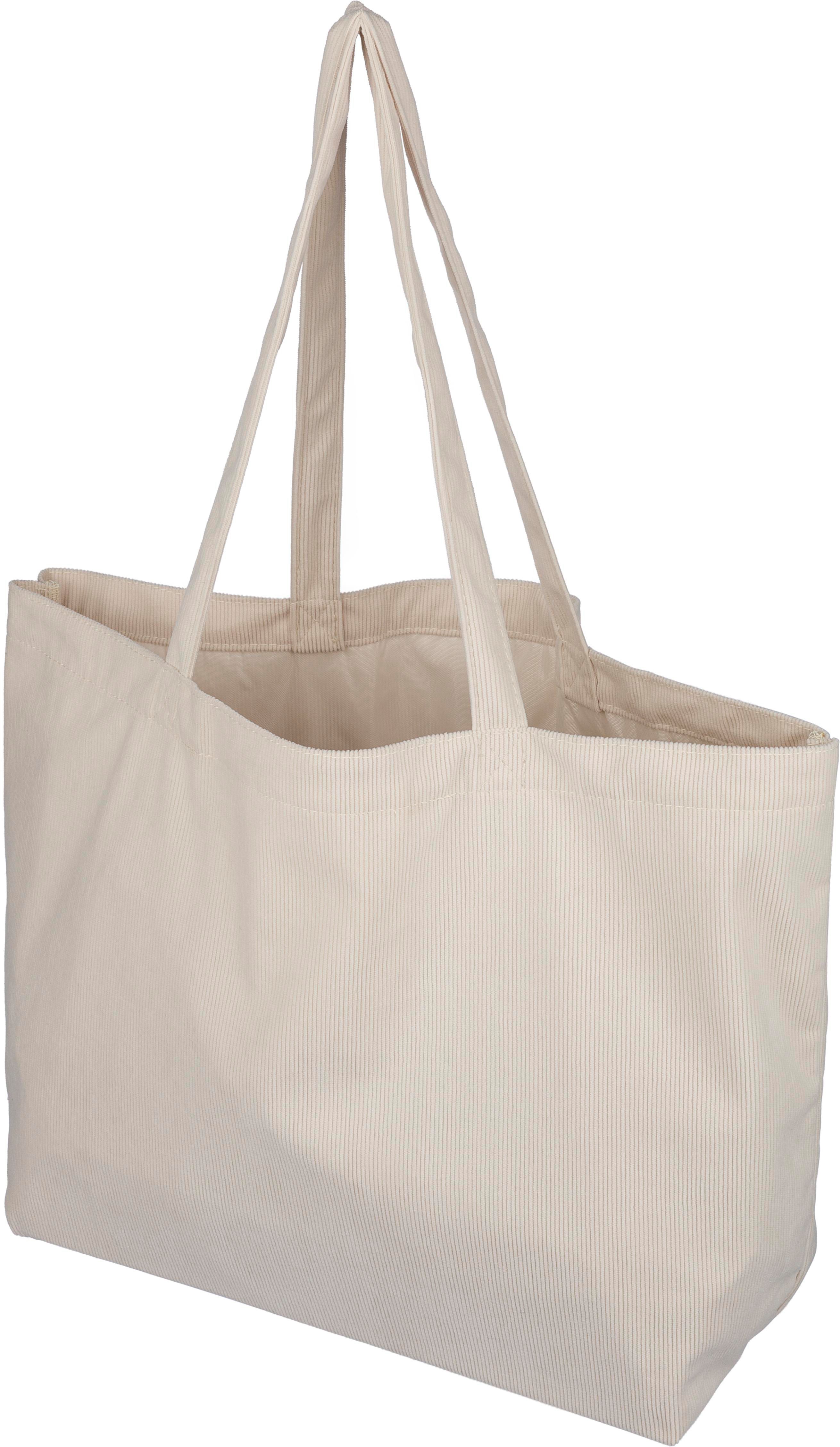 Borsa a tracolla di velluto Eletta - Mello stampato con logo