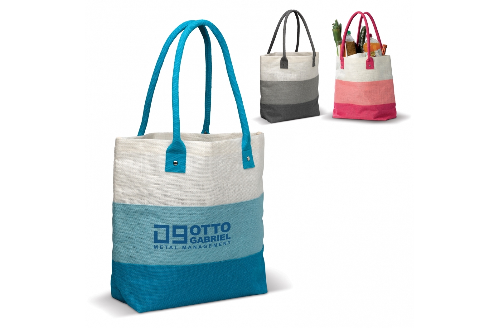 Spaziosa Borsa da Spiaggia in Juta - Spinone al Lago