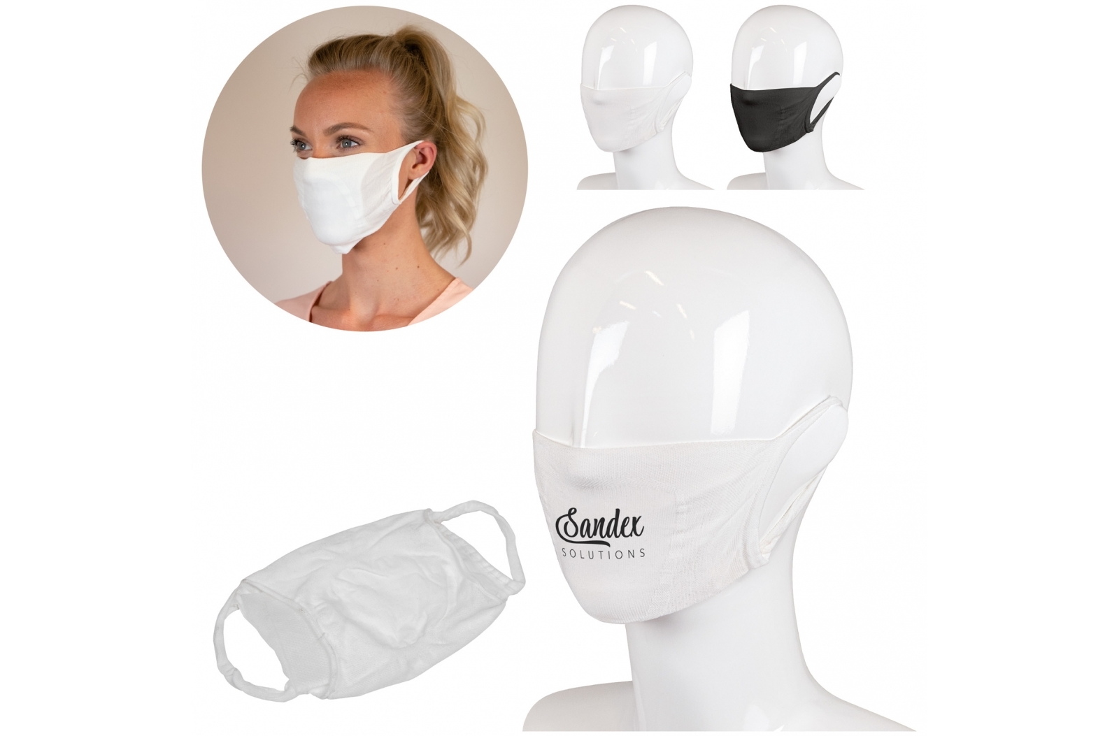 Maschera per il viso riutilizzabile a doppio strato con spazio per un filtro - Capena