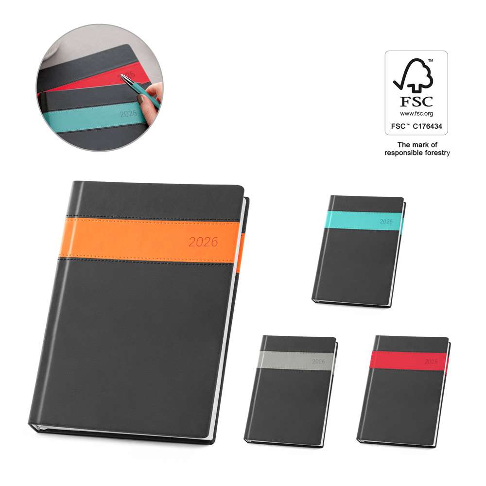 Organizzatore Quotidiano Eleganza - Quistello stampato con logo