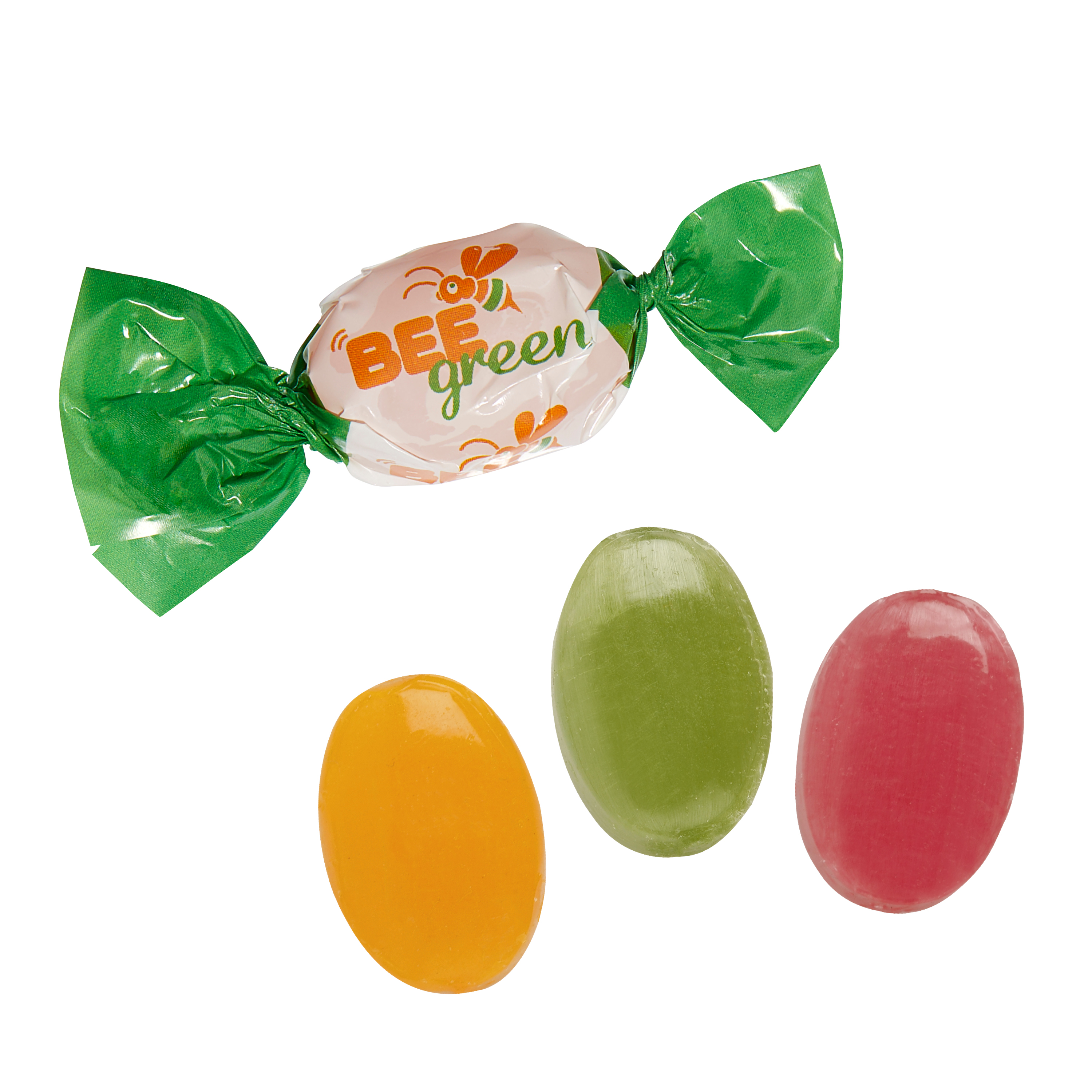Caramelle Verde - Caravate stampato con logo